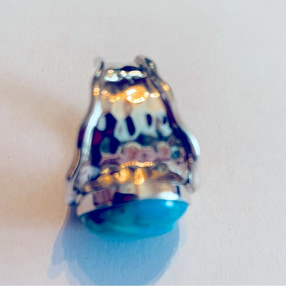 Jay King Sterling Silver Turquoise Ring - image 2